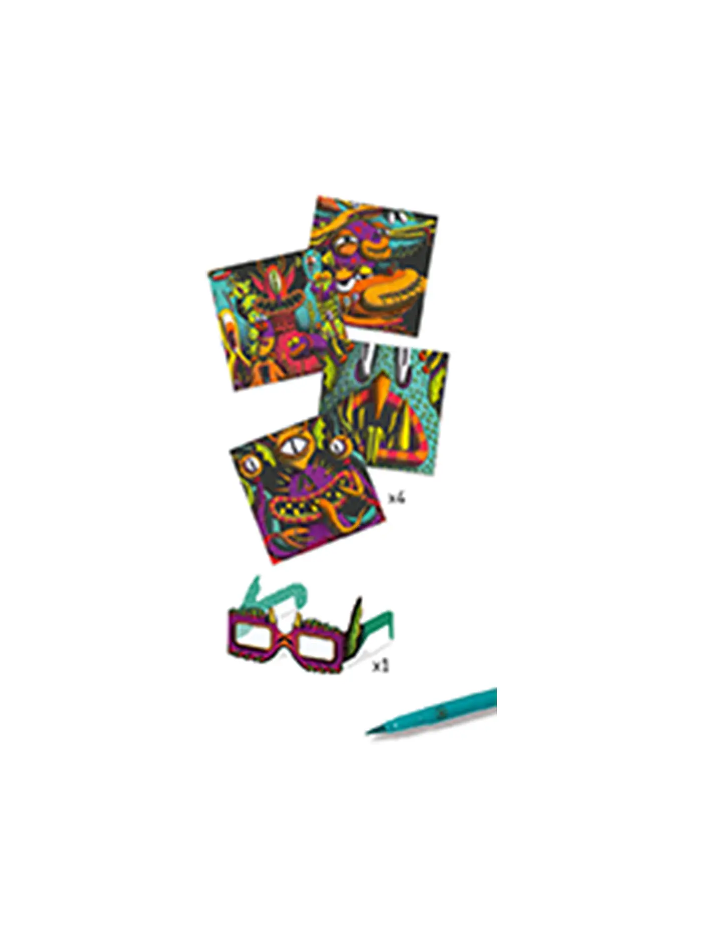 DJECO | Bastelset - Funny Freaks 3D | 